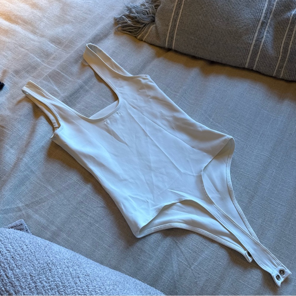 Good American White Camisole Top